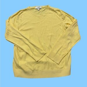 Banana Republic Sunny Yellow Crewneck Sweater